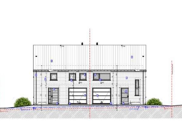Une nouvelle éco-construction (structure bois) de 144,00 m² avec un petit grenier et une cuisine équipée. Clé-sur-porte prête à vivre. Sur un terrain plat de 826 m². Situation géographique stratégique à 240 m de la Place d'armes.