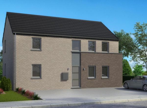 Deux immeubles de 2 appartements chacun.
Des appart. de 2 chambres avec cuisine équipée....
Sur 1 terrain de 2.163 m². et façade à rue de 42 m.
A 240 m de la Place.
Constructeur exclusif : les Maisons Baijot.