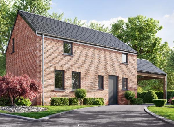 La villa AULNE à construire sur un terrain plat de 1.142 m² par les Maisons Baijot.
-> Idéalement située à 3 km des autoroutes.