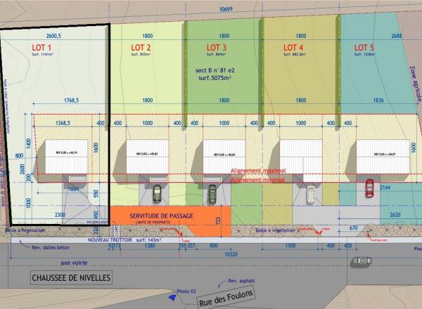 A partir de 108.000,00 €. Plus que 3 parcelles à vendre.