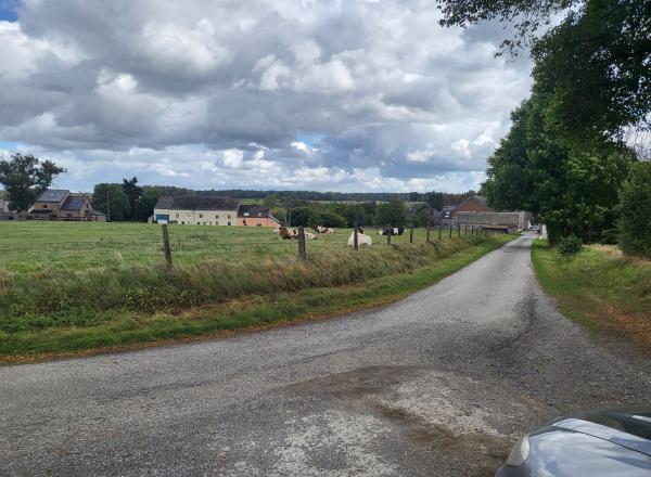 Un grand terrain de 12.831 m², en zone d'habitat, proche des Lacs de l'Eau d'Heure. Pour investisseur, 280.000,00 €.